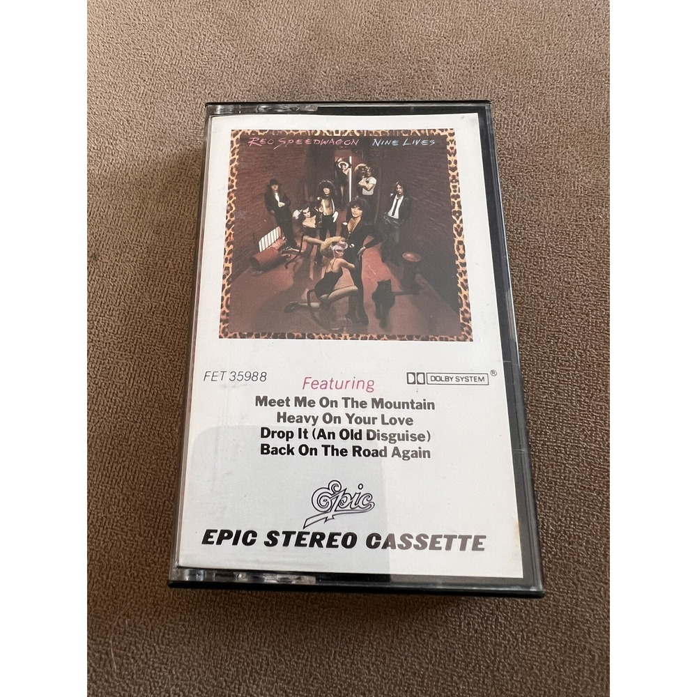 REO Speedwagon Nine Lives Cassette Tape 1979 CBS Records ***TESTED*** - Picture 1 of 5